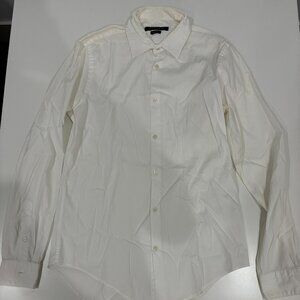 Zara Men's White Dress Shirt | Size Medium | Skinny Fit